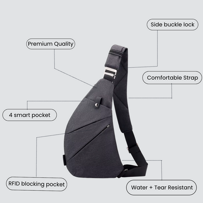 Anti-Theft Crossbody bag 2.0