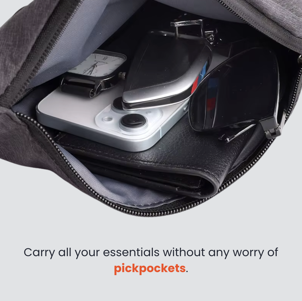 Anti-Theft Crossbody bag 2.0