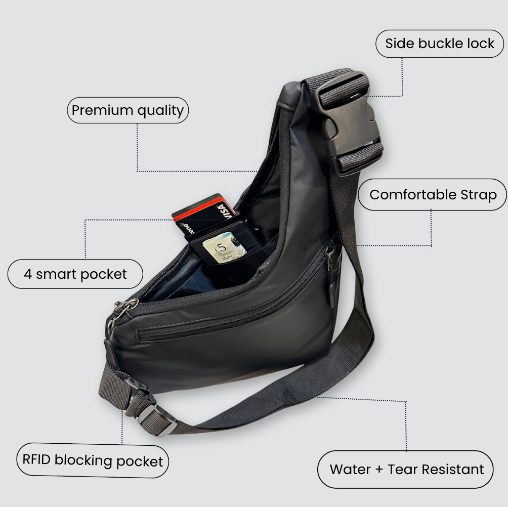Anti-Theft Crossbody Bag