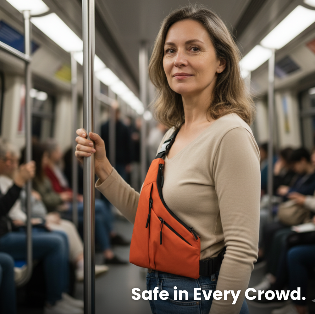 Anti-Theft Crossbody Bag