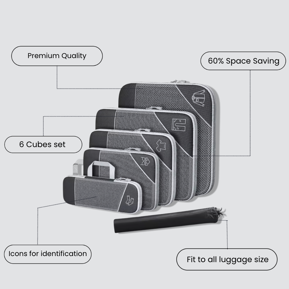 Compression Packing Organizer Cubes